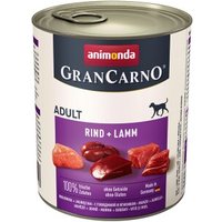 animonda GranCarno Original Adult Rind & Lamm 6x800 g von Animonda