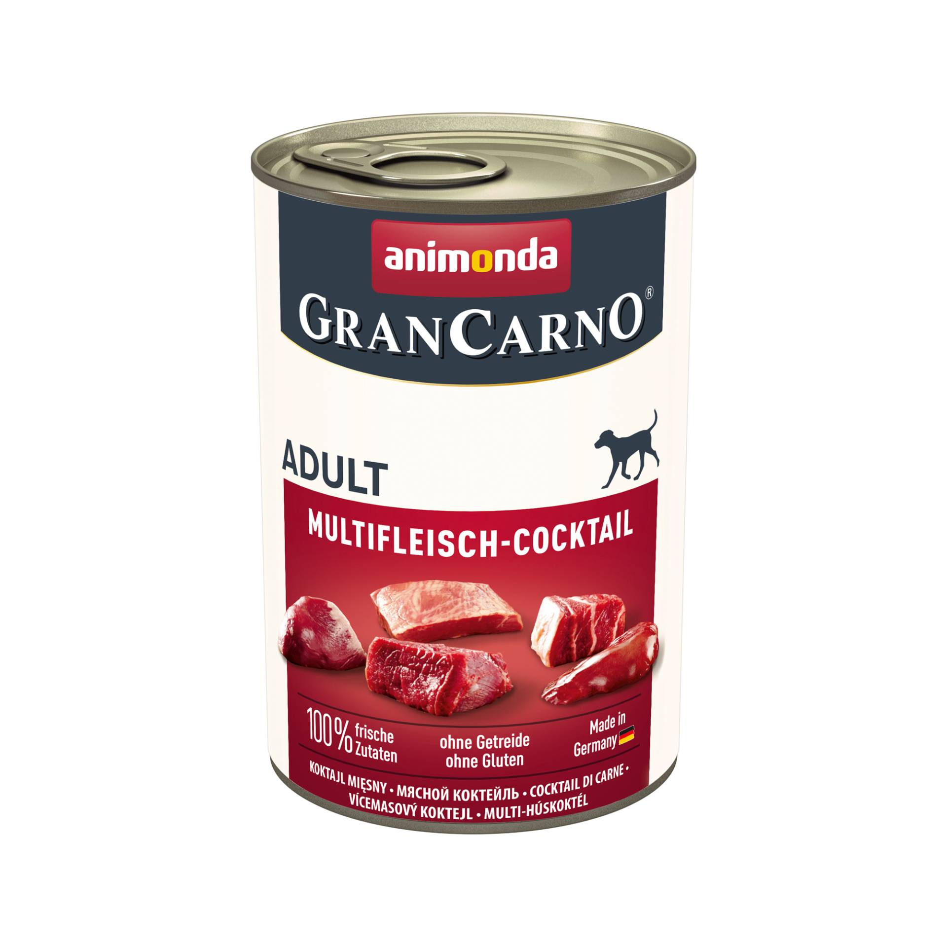 Animonda GranCarno Original Adult Hundefutter - Dosen - Multifleischcocktail - 6 x 400 g von Animonda