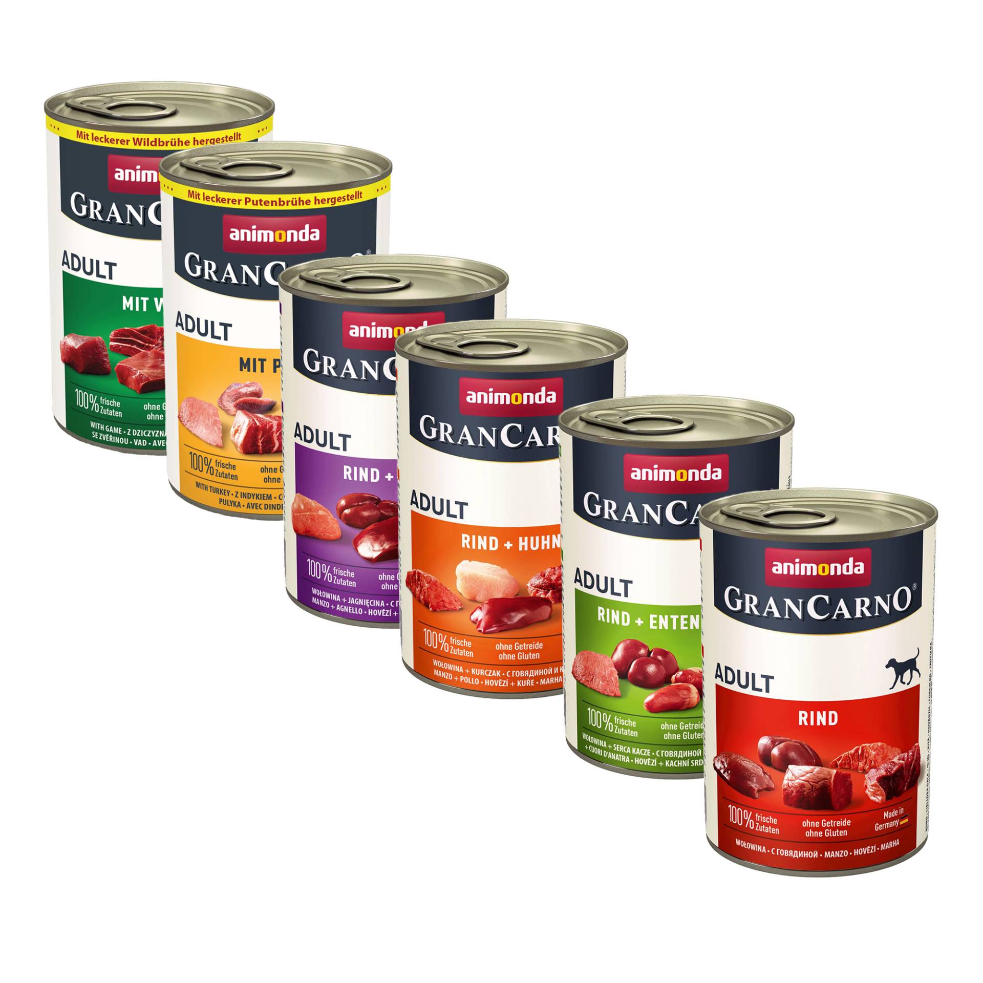 Animonda GranCarno Original Adult Hundefutter - Dosen - Rind & Ente - 6 x 400 g Animonda GranCarno Original Adult Hundefutter - Dosen - Rind & Ente - 6 x 400 g von Animonda