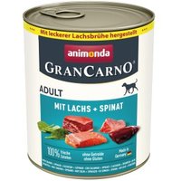 animonda GranCarno Original Nassfutter Hund Adult, Lachs & Spinat 6x800 g animonda GranCarno Original Nassfutter Hund Adult, Lachs & Spinat 6x800 g von Animonda