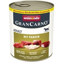 animonda GranCarno Original Nassfutter Hund Adult, Pansen 12x800 g von Animonda