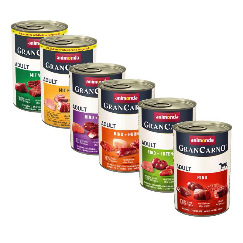 Animonda GranCarno Original Adult - Pute - 6 x 400 g von Animonda
