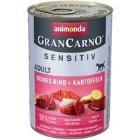 animonda GranCarno Adult Sensitiv Rind & Kartoffel 6x400 g von Animonda