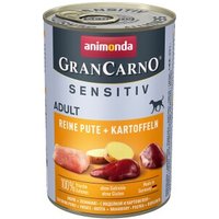animonda GranCarno Adult Sensitiv Pute & Kartoffel 12x400 g von Animonda