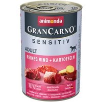 animonda GranCarno Adult Sensitiv Rind & Kartoffel 12x400 g von Animonda