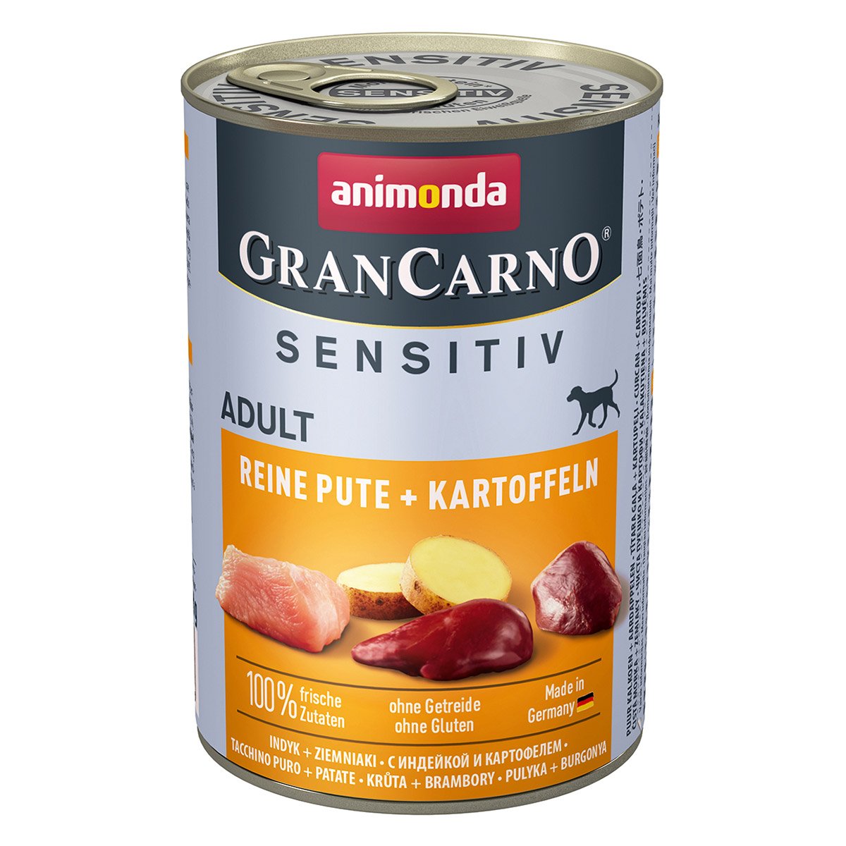 animonda GranCarno Sensitiv Pute und Kartoffel 24x400g von animonda GranCarno