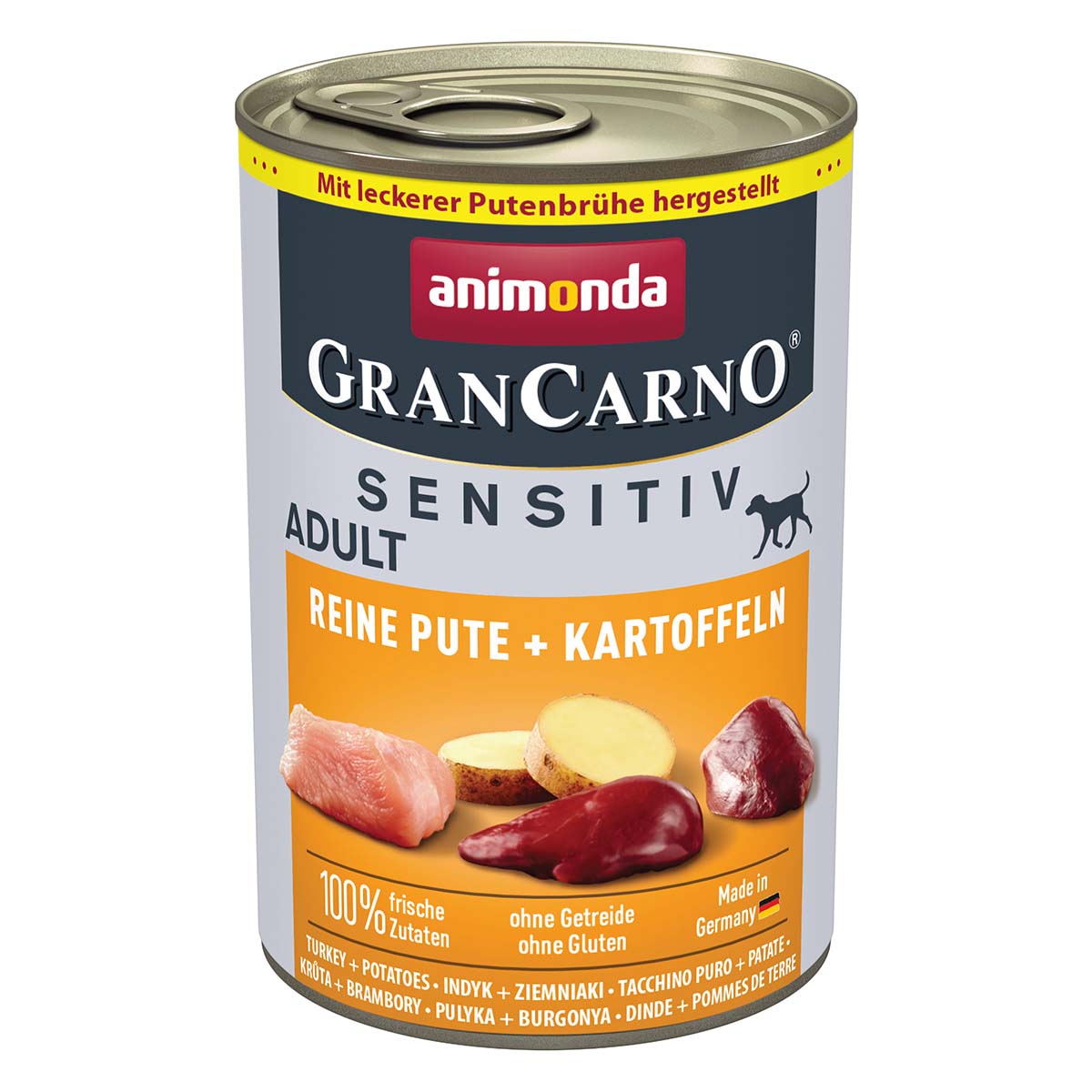 animonda GranCarno Sensitiv Pute und Kartoffel 6x400g von animonda GranCarno