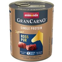 animonda GranCarno Single Protein Supreme Ross pur 6x800 g von Animonda