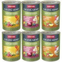 animonda GranCarno Superfoods Adult Mixpaket 6x400g von Animonda