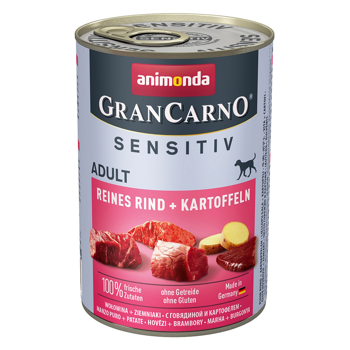 animonda GranCarno Sensitiv Rind und Kartoffel 24x400g von animonda GranCarno