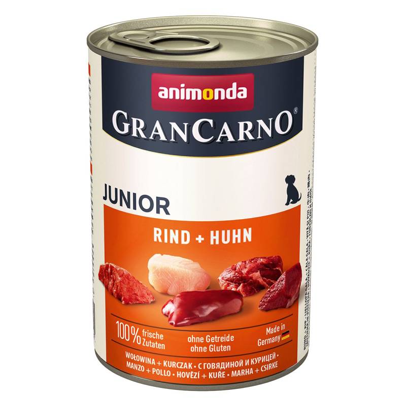 animonda GranCarno Junior Rind und Huhn 24x400g von animonda GranCarno