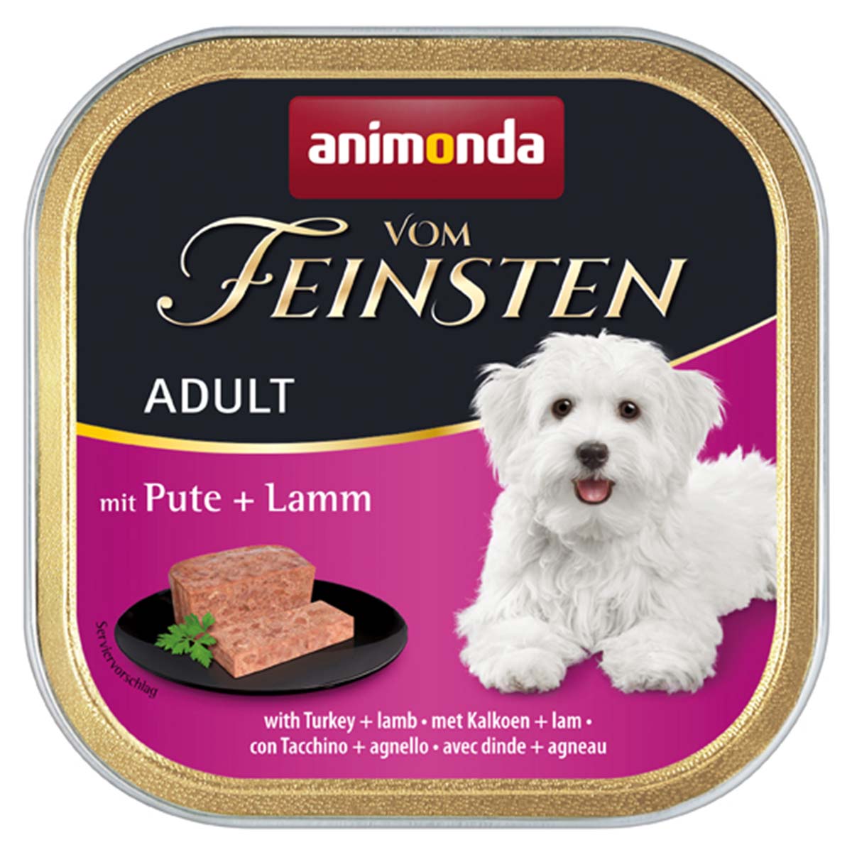 animonda vom Feinsten Adult Pute und Lamm 22x150g von animonda vom Feinsten