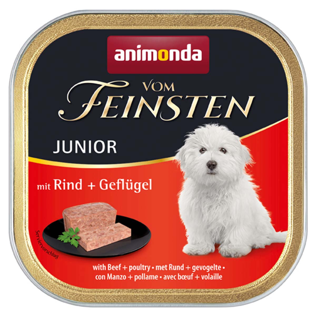 animonda vom Feinsten Junior Rind und Geflügel 22x150g von animonda vom Feinsten