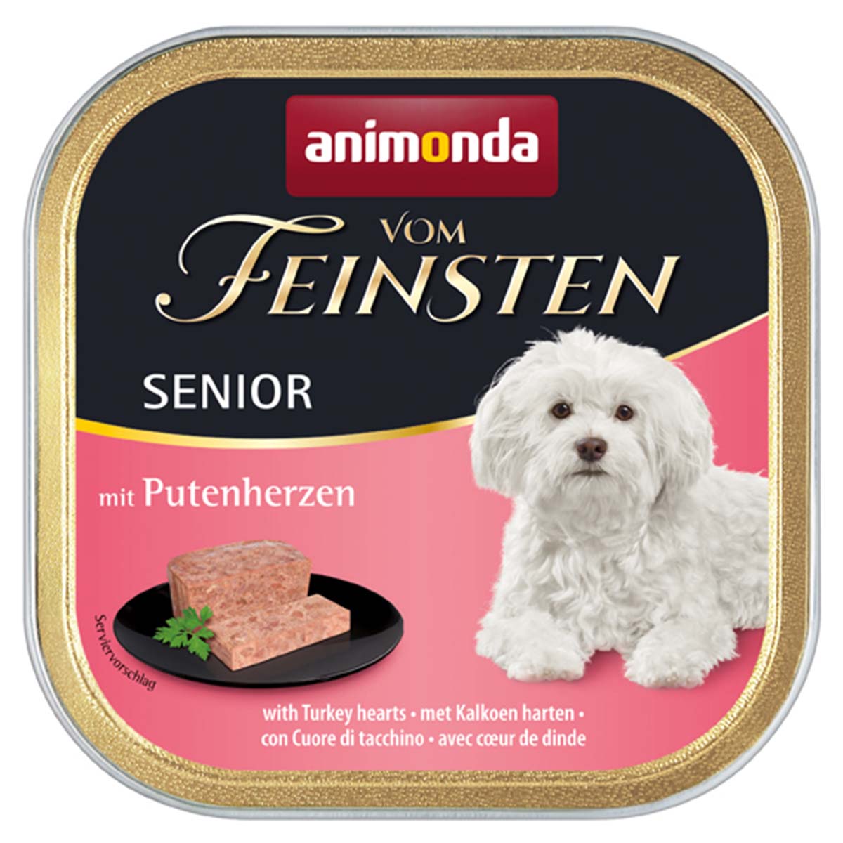 animonda vom Feinsten Senior Putenherzen 22x150g von animonda vom Feinsten