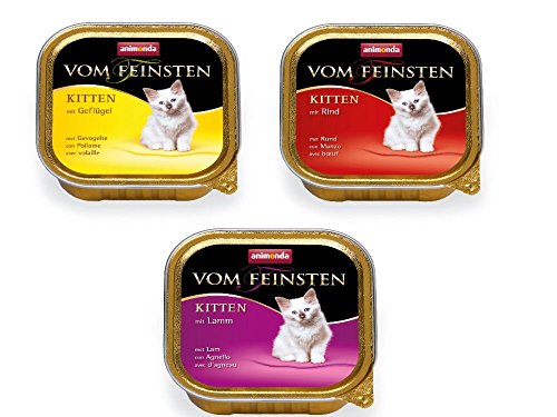 animonda Katze Vom Feinsten Kitten Mix Set Größe 24 x 100g von animonda Vom Feinsten