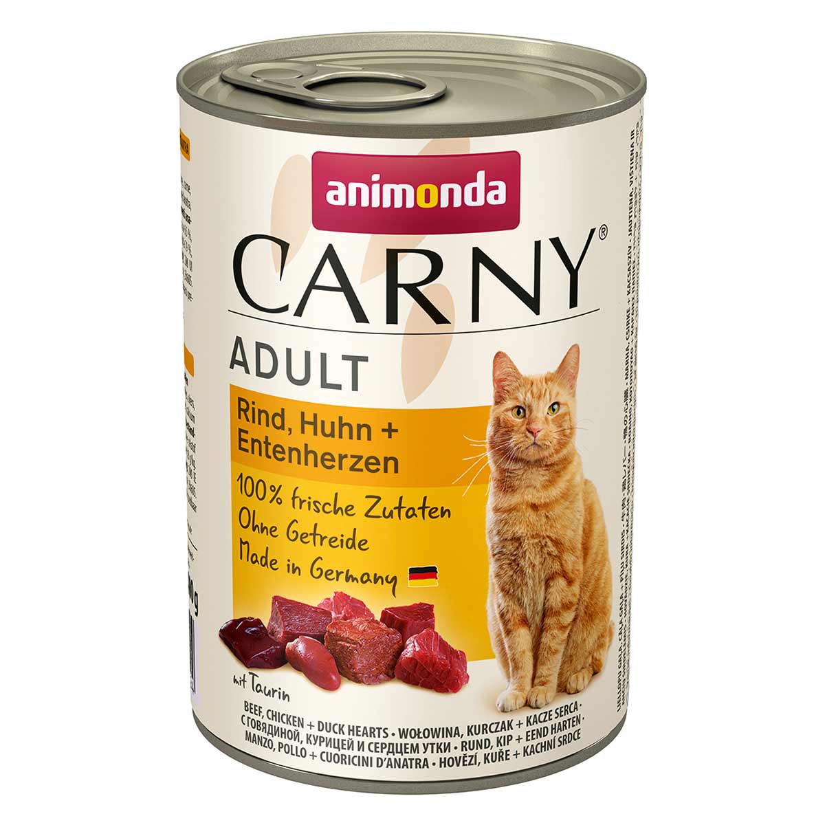 animonda Carny Adult Rind, Huhn und Entenherz 24x400g von animonda Carny