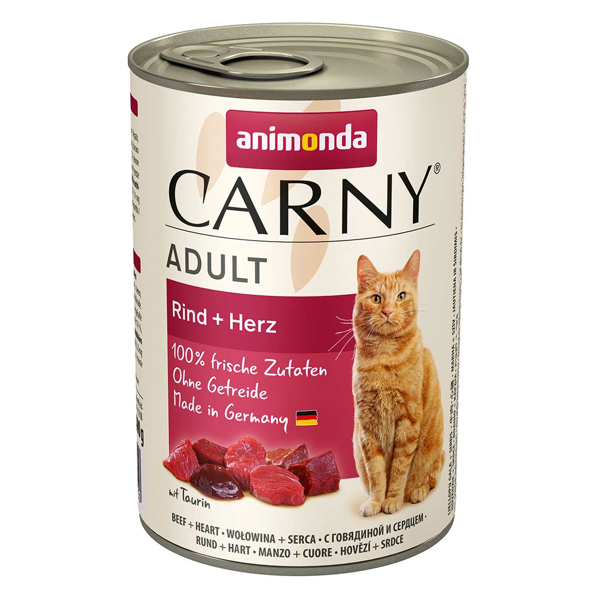 animonda Carny Adult Rind und Herz 24x400g von animonda Carny