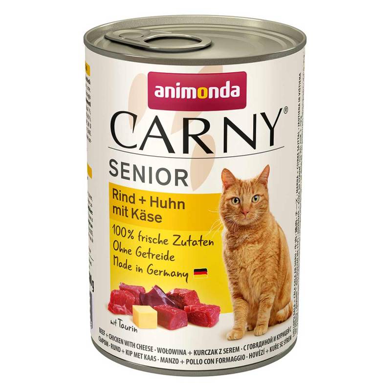 animonda Carny Senior Rind, Huhn mit Käse 6x400g von animonda Carny