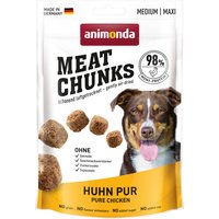 animonda Meat Chunks Medium / Maxi - 4 x 80 g Huhn Pur von Animonda