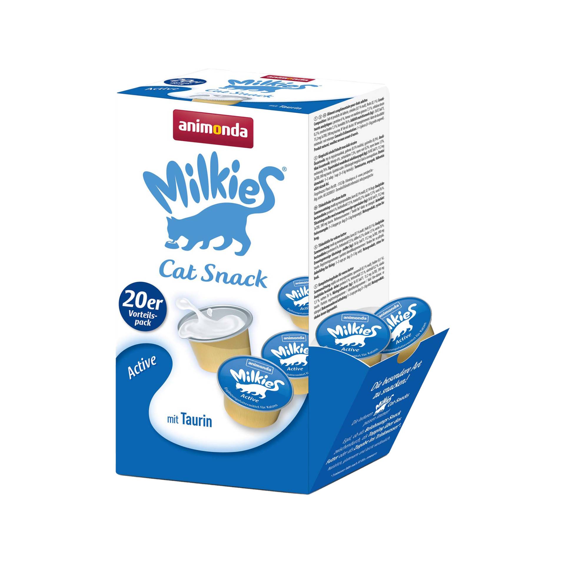 Animonda Milkies - Active - 20 Cups von Animonda