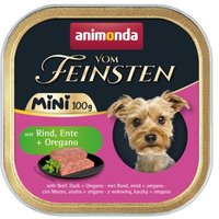 animonda Vom Feinsten Adult Mini 32x100 g Rind & Ente von Animonda