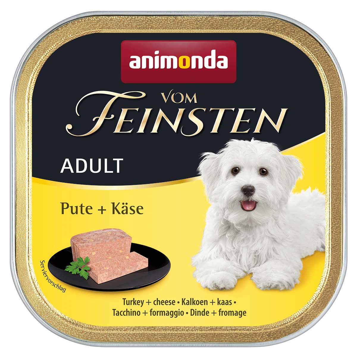 animonda vom Feinsten Adult Pute + Käse 22x150g von Animonda