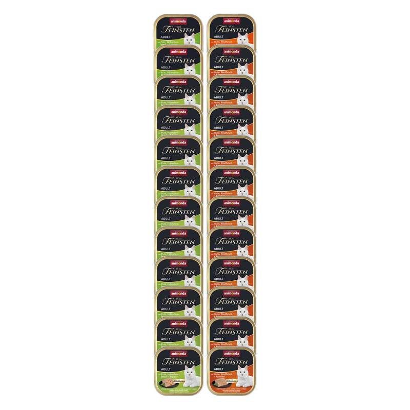 animonda vom Feinsten Adult Schlemmerkern Mixpaket 24x100g von animonda vom Feinsten