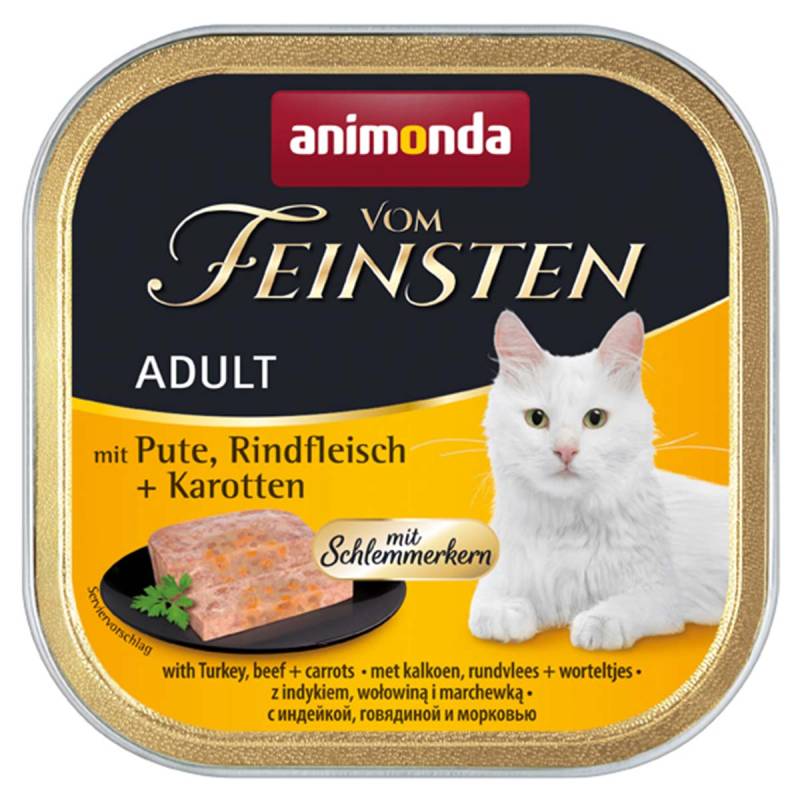 animonda vom Feinsten Schlemmerkern Pute, Rind Karotte 32x100g von animonda vom Feinsten