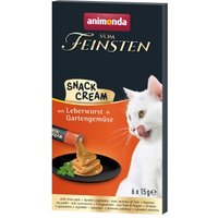 animonda Vom Feinsten Adult Snack-Cream 11x6x15 g Leberwurst und Gartengemüse von Animonda