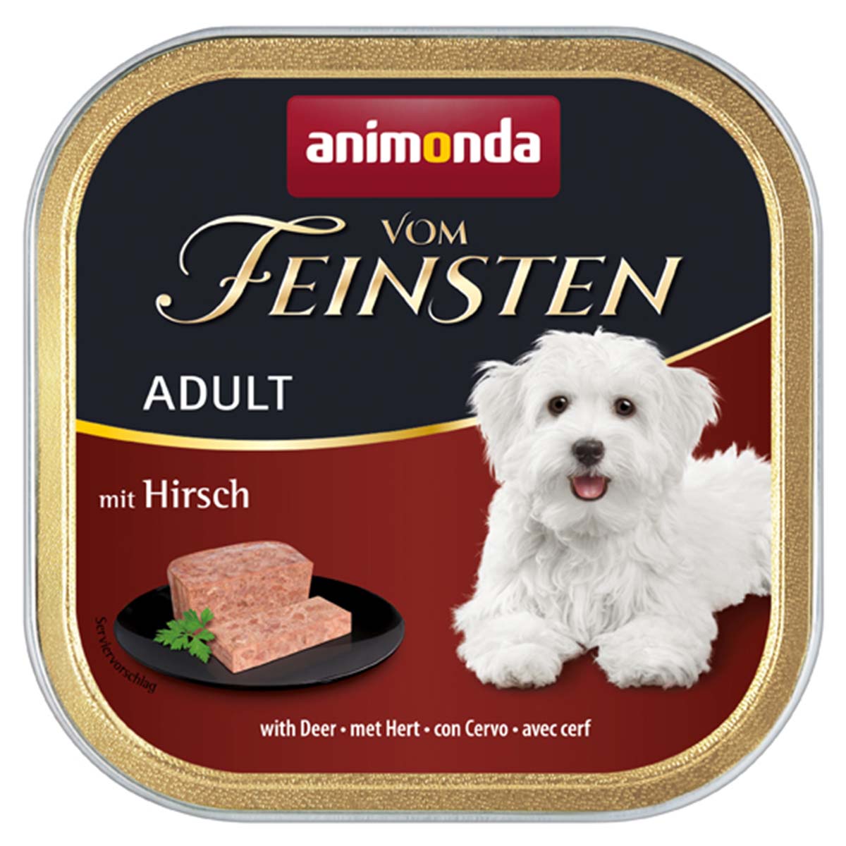 animonda vom Feinsten Adult m Hirsch 22x150g von animonda vom Feinsten