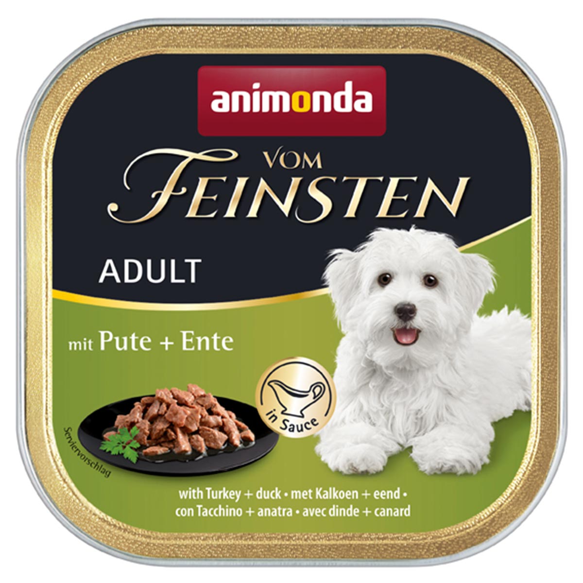 animonda vom Feinsten Adult Pute + Ente in Sauce 22x150g animonda vom Feinsten Adult Pute + Ente in Sauce 22x150g von animonda vom Feinsten