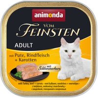 animonda Vom Feinsten Adult mit Schlemmerkern 32x100g Pute, Rindfleisch und Karotte von Animonda