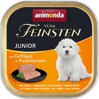 animonda Vom Feinsten Junior 22x150g Geflügel & Putenherzen animonda Vom Feinsten Junior 22x150g Geflügel & Putenherzen von Animonda