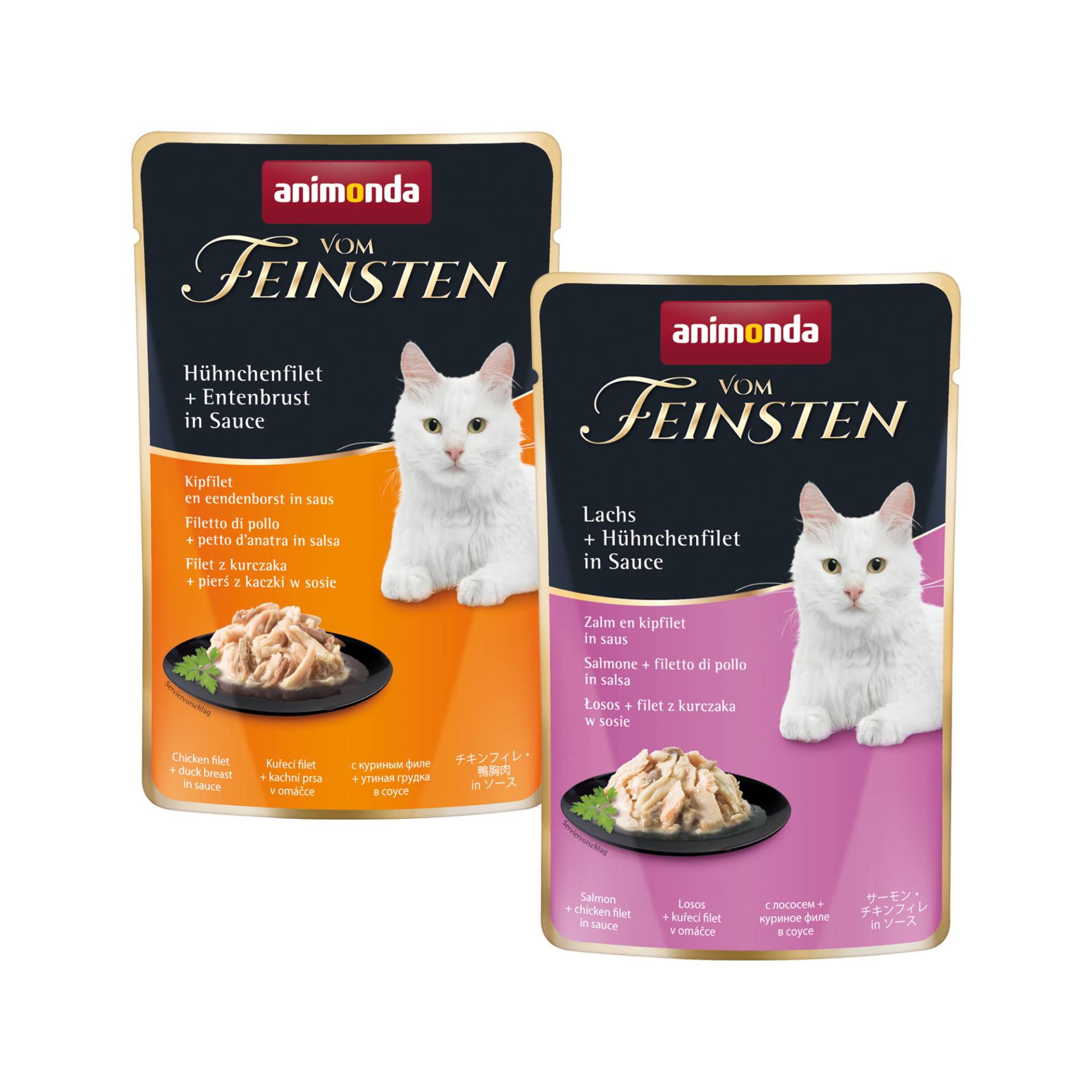 Animonda Vom Feinsten Katzenfutter - Frischebeutel - Hühnchenfilet & Entenbrust - 18 x 50 g Animonda Vom Feinsten Katzenfutter - Frischebeutel - Hühnchenfilet & Entenbrust - 18 x 50 g von Animonda