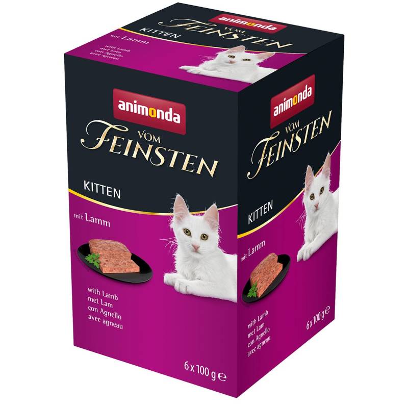 animonda vom Feinsten Kitten mit Lamm 6x100g von animonda vom Feinsten