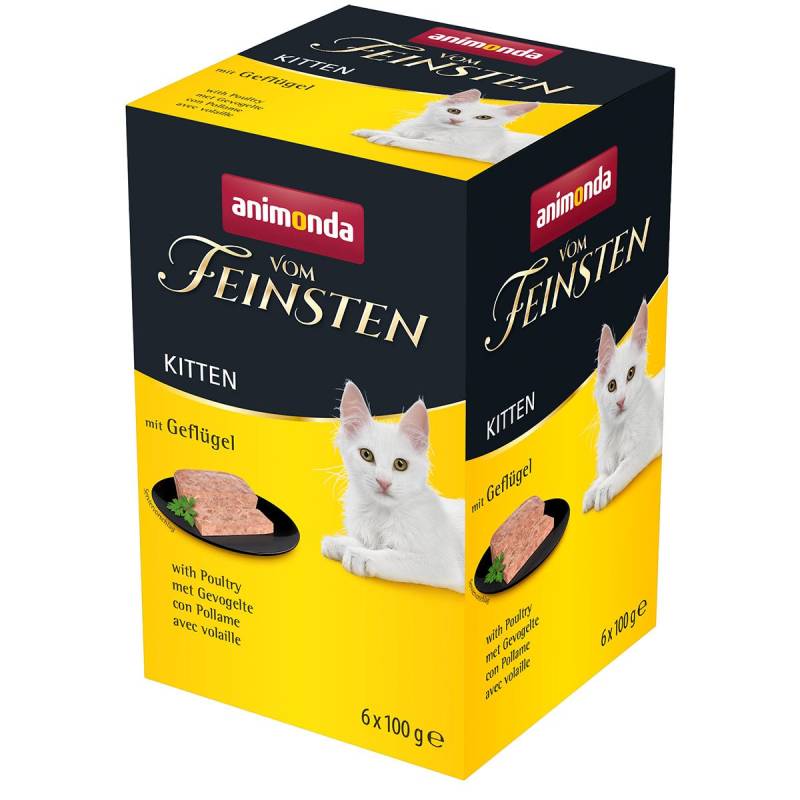 animonda vom Feinsten Kitten mit Geflügel 32x100g von animonda vom Feinsten