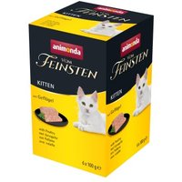 animonda Vom Feinsten Kitten mit Geflügel 6x100 g von Animonda