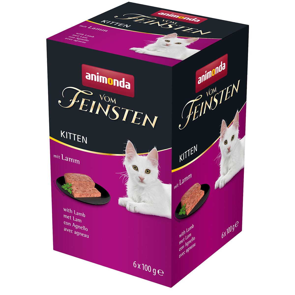 animonda vom Feinsten Kitten mit Lamm 32x100g von animonda vom Feinsten