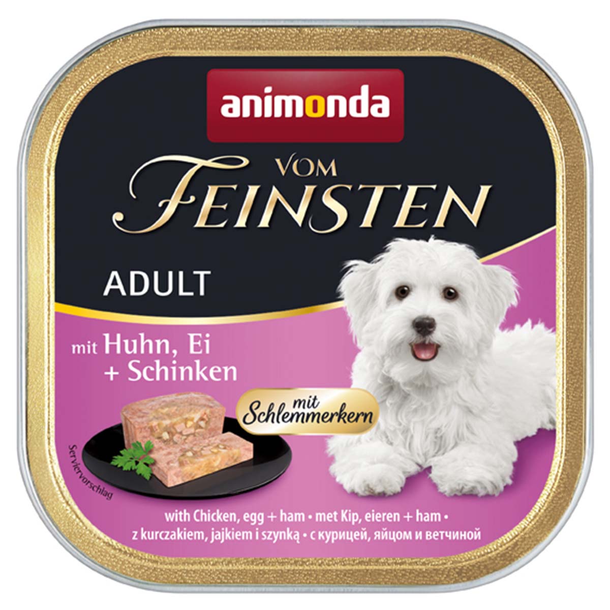 animonda vom Feinsten Schlemmerkern Ei und Schinken 22x150g von animonda vom Feinsten