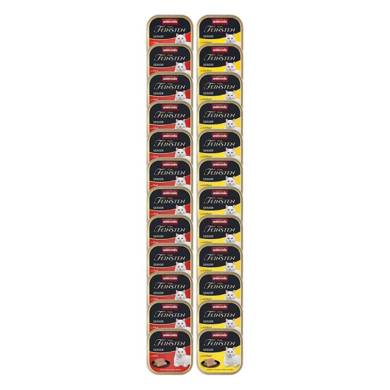 animonda vom Feinsten Senior Mixpaket 24x100g von animonda vom Feinsten