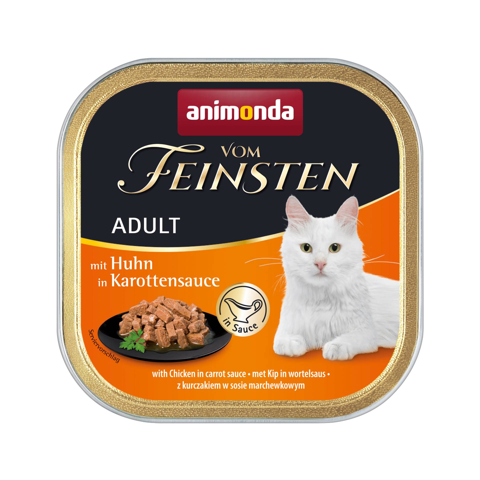 Animonda vom Feinsten Adult getreidefreies Katzenfutter - Schälchen - Huhn - 32 x 100 g von Animonda