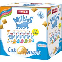 Probierpaket animonda Milkies Knuspertaschen - 18 x 30 g (4 Sorten gemischt) von Animonda