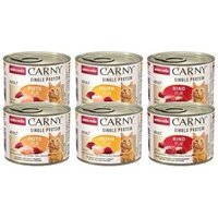 animonda Carny Nassfutter Katze Adult, Mixpaket Single Protein 6x200 g animonda Carny Nassfutter Katze Adult, Mixpaket Single Protein 6x200 g von Animonda