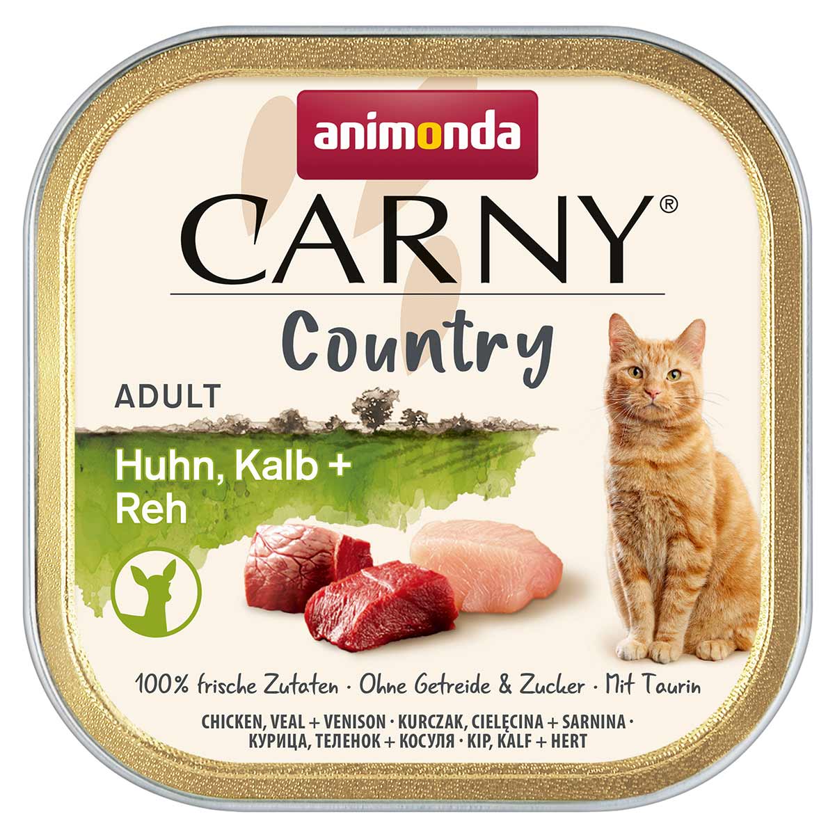 animonda Carny Adult Country Huhn, Kalb + Reh 32x100g animonda Carny Adult Country Huhn, Kalb + Reh 32x100g von animonda Carny