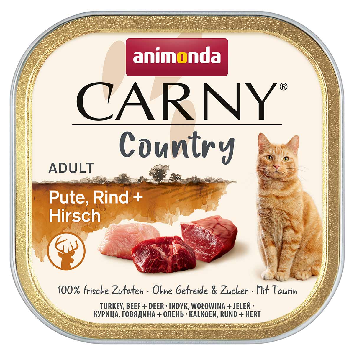 animonda Carny Adult Country Pute, Rind + Hirsch 32x100g von animonda Carny