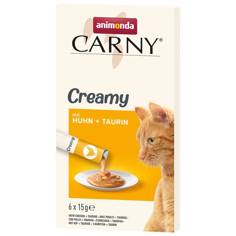 animonda Carny Adult Creamy mit Huhn + Taurin 6x15g von animonda Carny