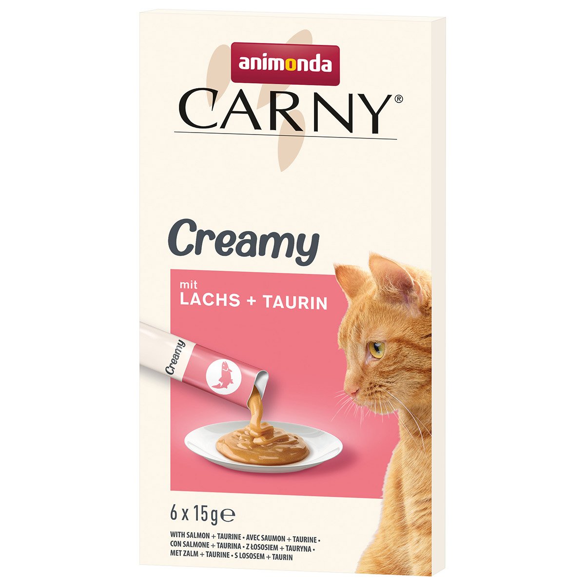 animonda Carny Adult Creamy mit Lachs + Taurin 30x15g von animonda Carny