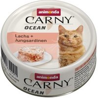 animonda Carny Nassfutter Katze Adult, Ocean 12x80 g Lachs und Sardine von Animonda