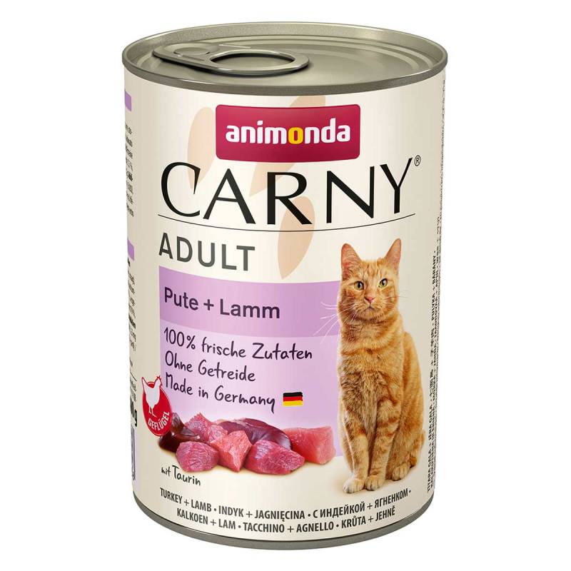 animonda Carny Adult Pute + Lamm 24x400g von animonda Carny