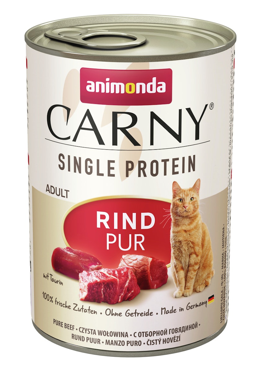 animonda Carny Adult Single Protein 400g Dose Katzennassfutter von Animonda